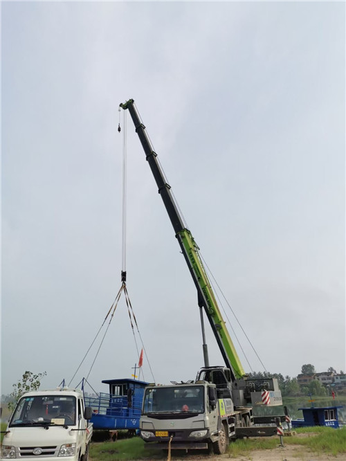 河北区桥梁建设吊装案例